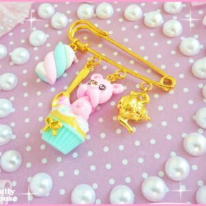 Kawaii Cupcake Pin Brooch by Dolly House (3)