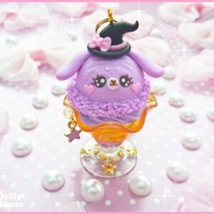 Kawaii Halloween Magical Bunny Parfait Necklace (1)