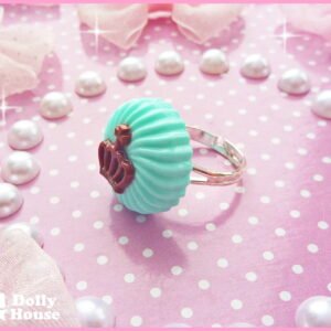 Kawaii Mint & Chocolate Ring by Dolly House