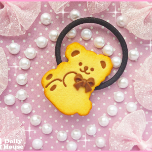 Cookie Bear scrunchy 1