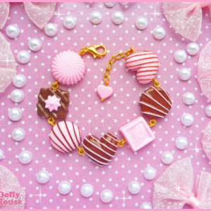 Cute Bracelet -Strawberry Chocolate - by Dolly House
