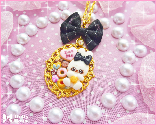 Kawaii Alice in Wonderland Necklace by Dolly House