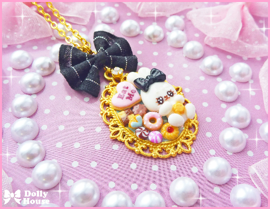 Kawaii Alice in Wonderland Necklace by Dolly House
