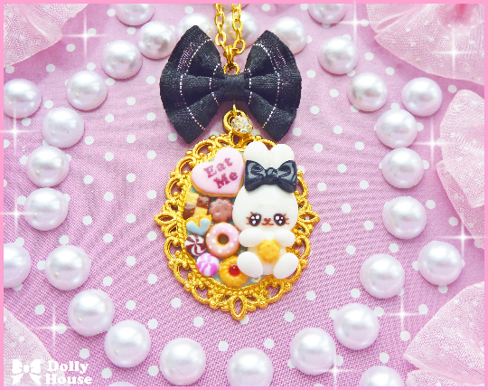 Kawaii Alice in Wonderland Necklace by Dolly House