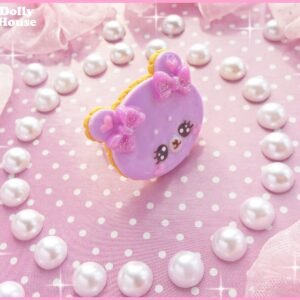 Kawaii Biscuit Bear Ring1