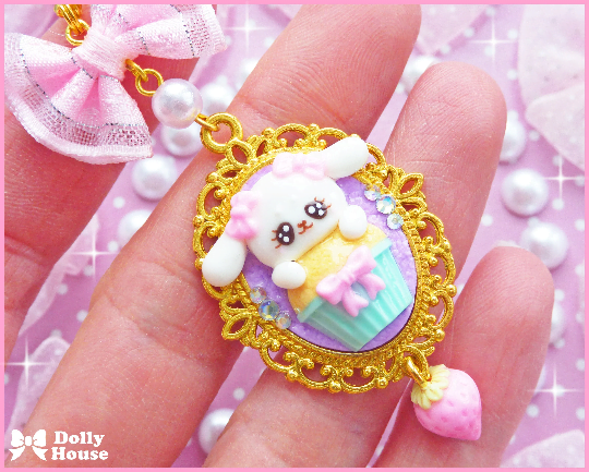 Kawaii Bunny Necklace by Dolly House