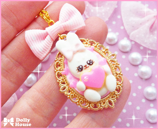 Kawaii Bunny Necklace by Dolly House