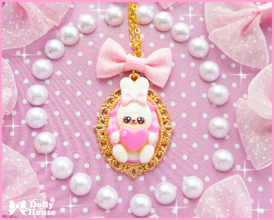Kawaii Bunny Necklace by Dolly House