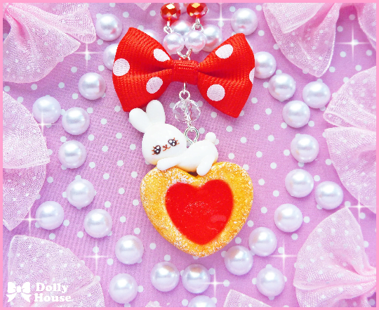 Kawaii Bunny&Pastry Necklace by Dolly House