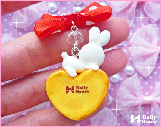 Kawaii Bunny&Pastry Necklace by Dolly House