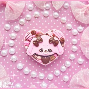 Kawaii Heart phone grip by Dolly House