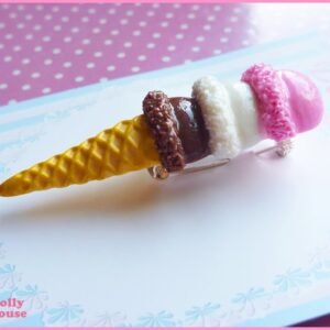 Kawaii Ice-Cream Pin Brooch 2