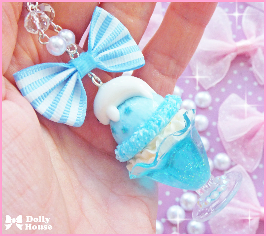 Kawaii Seal Ice-cream Parfait Necklace by Dolly House
