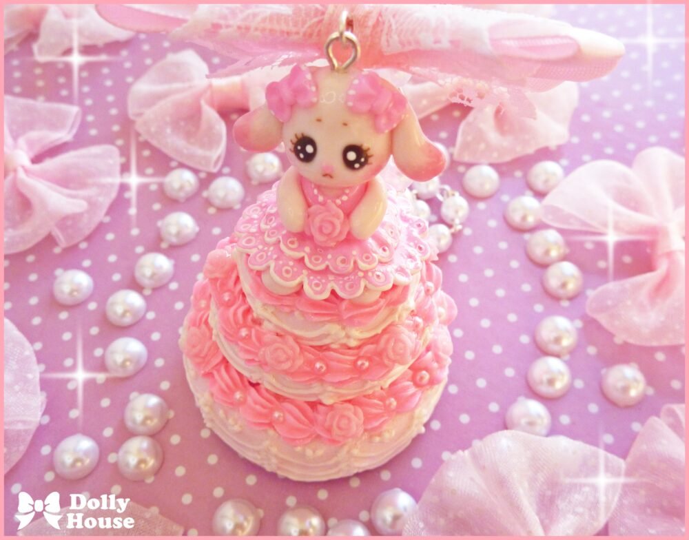 Kawaii Princess Cake Necklace by Dolly House