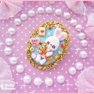 Kawaii Alice in Wonderland Brooch by Dolly House