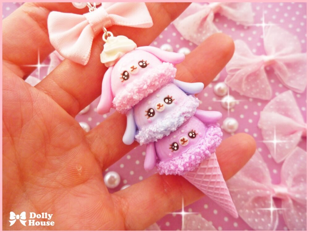 Kawaii Ice-Cream Necklace by Dolly House