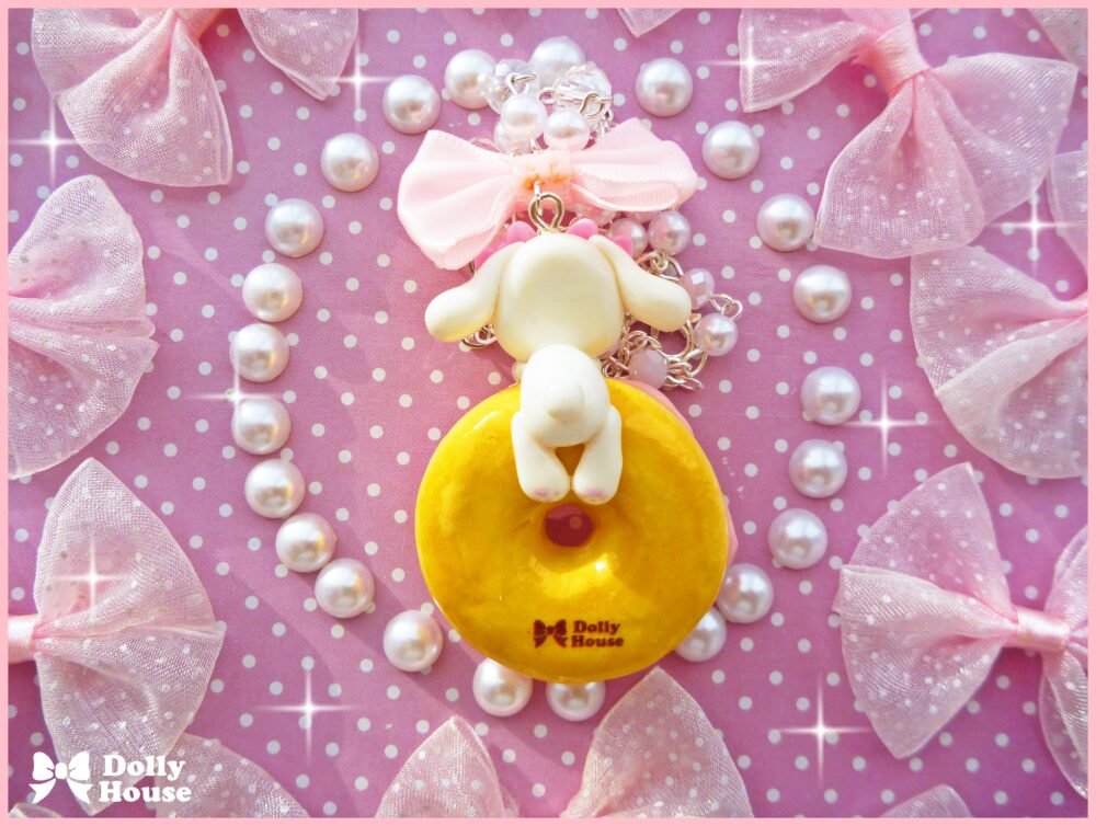 Kawaii Doughnut & Bunny Necklace by Dolly House (Copy)