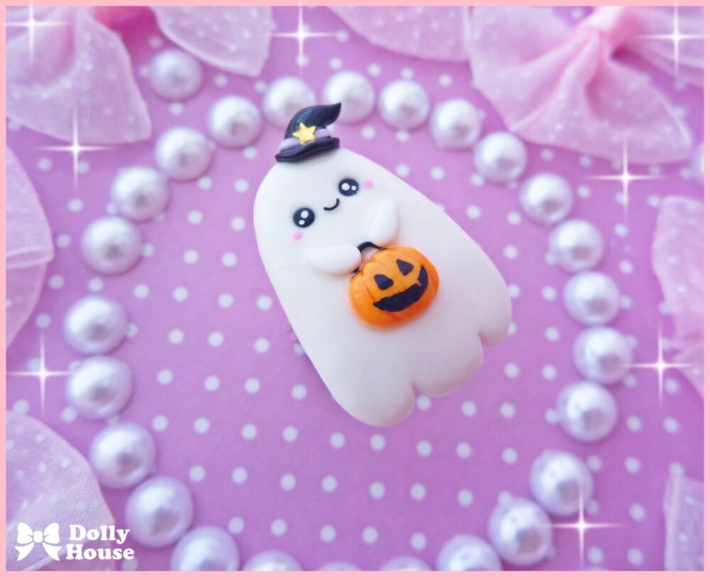 Kawaii Ghost Ring by Dolly House