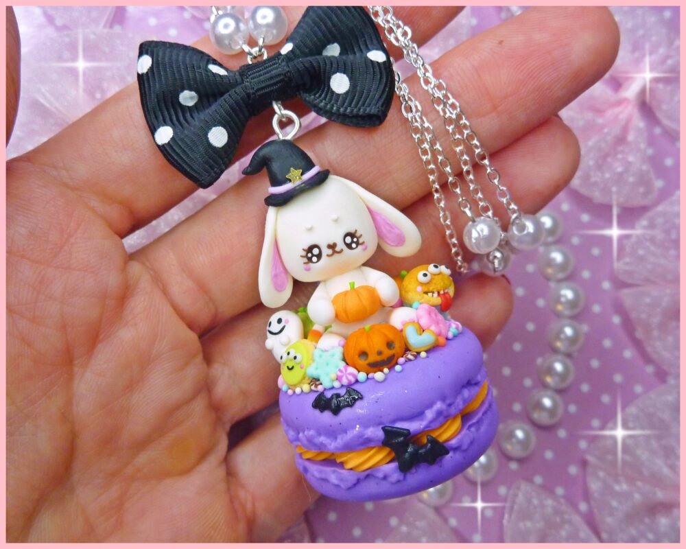 Kawaii Magical Bunny Necklace by Dolly House I