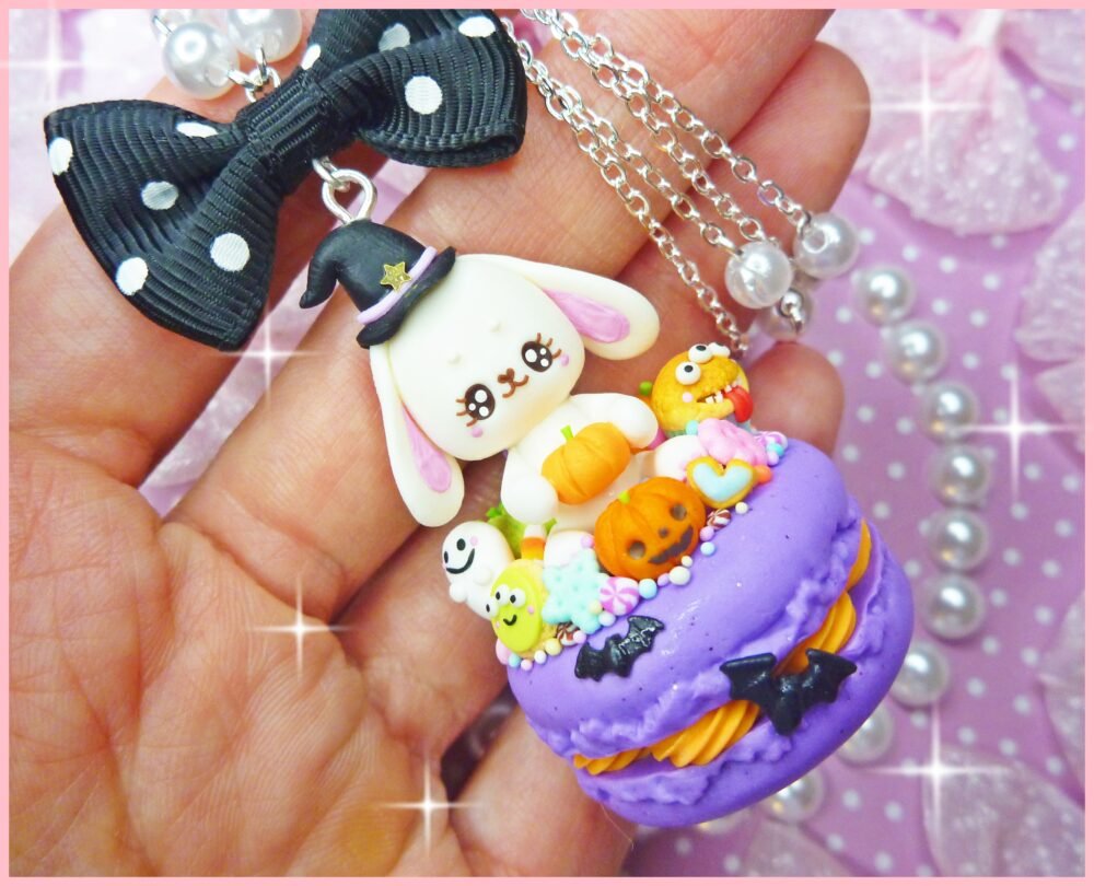 Kawaii Magical Bunny Necklace by Dolly House I
