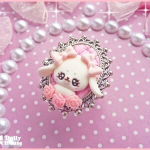 Kawaii Bunny&Roses Ring by Dolly House I