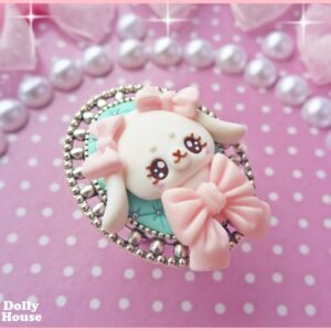 Kawaii Bunny&Ribbon Bows Ring by Dolly House I