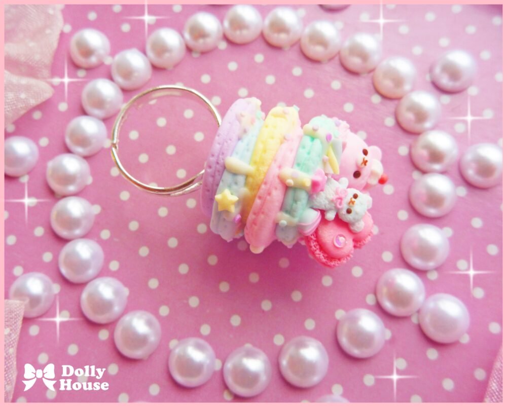 Kawaii Pastel Pancakes Ring by Dolly House