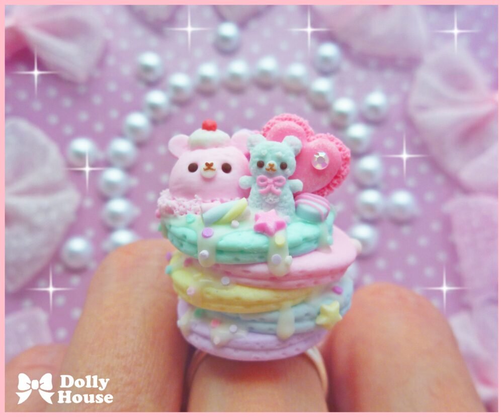 Kawaii Pastel Pancakes Ring by Dolly House