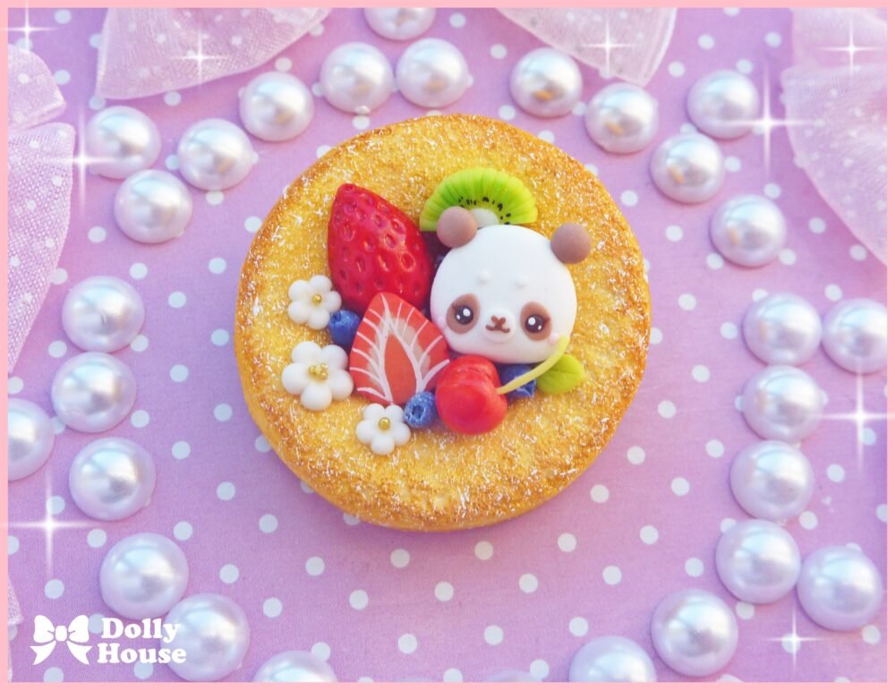 Kawaii Berry Pastry Brooch by Dolly House II