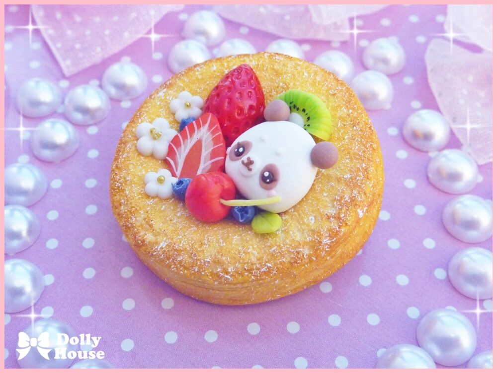 Kawaii Berry Pastry Brooch by Dolly House II