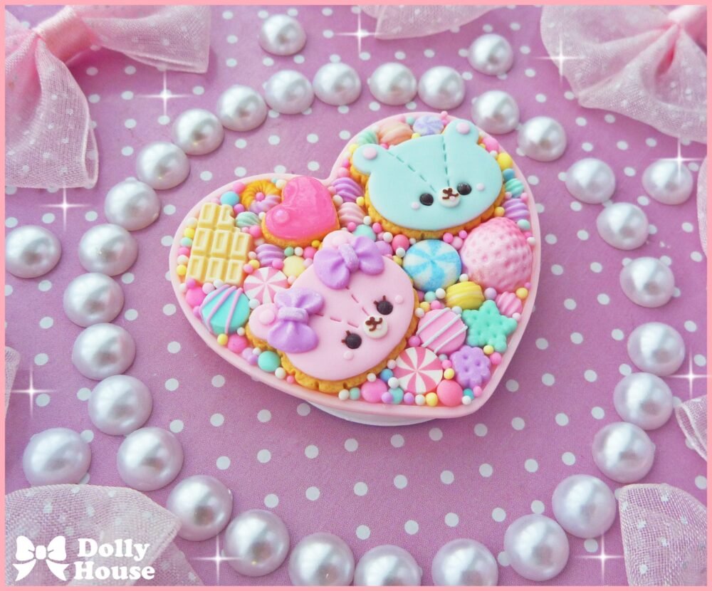 Kawaii Bears phone grip  stand  cell phone holder by Dolly House