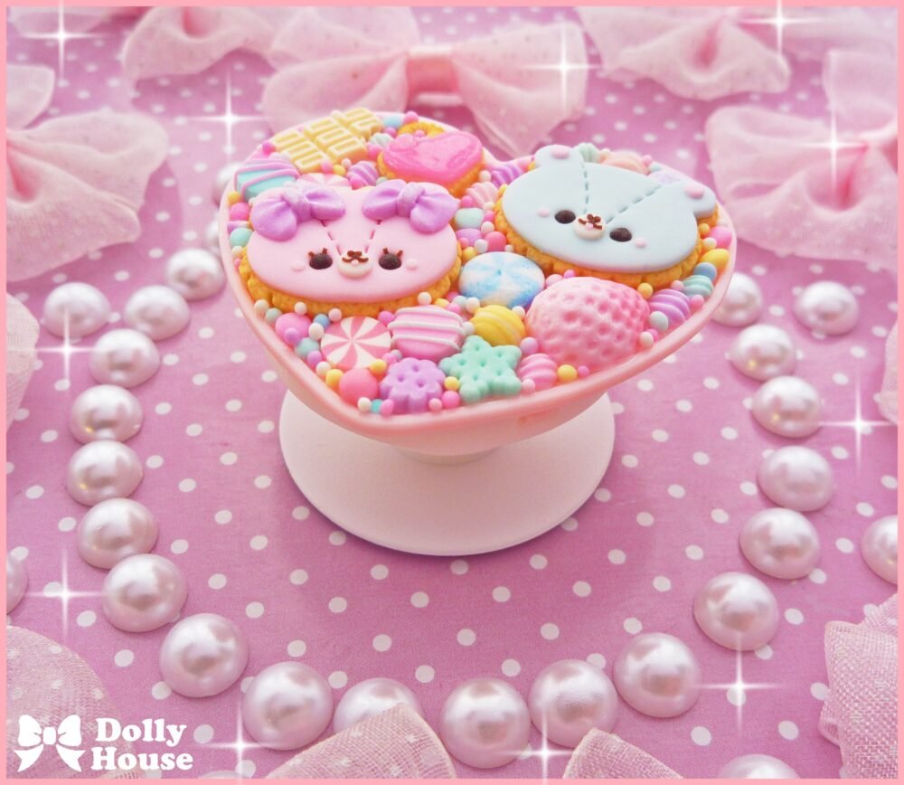 Kawaii Bears phone grip  stand  cell phone holder by Dolly House