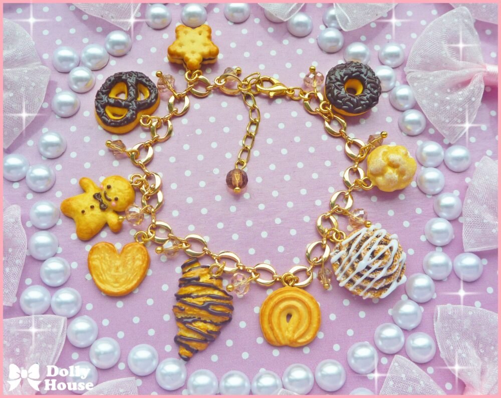 Kawaii Pastry and Choco Bracelet by Dolly House