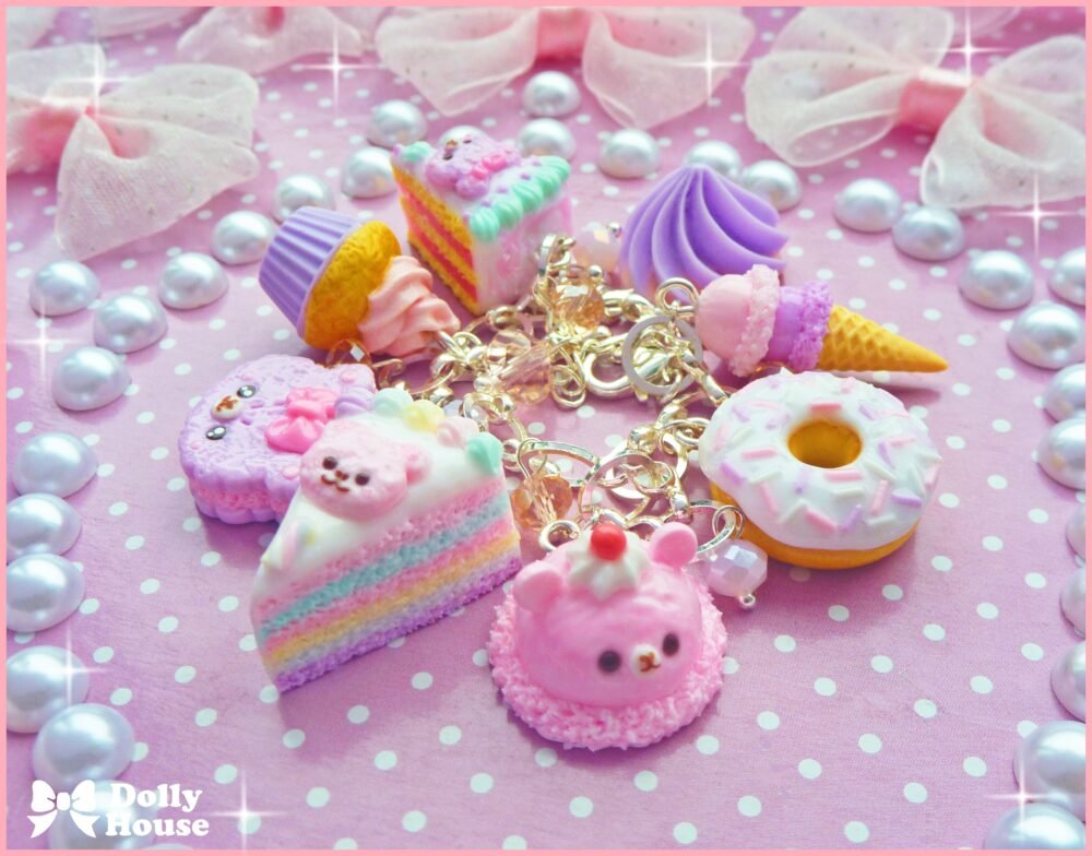 Kawaii Pastel Sweets  Bracelet by Dolly House