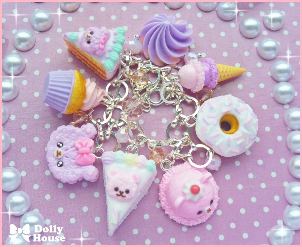 Kawaii Pastel Sweets  Bracelet by Dolly House
