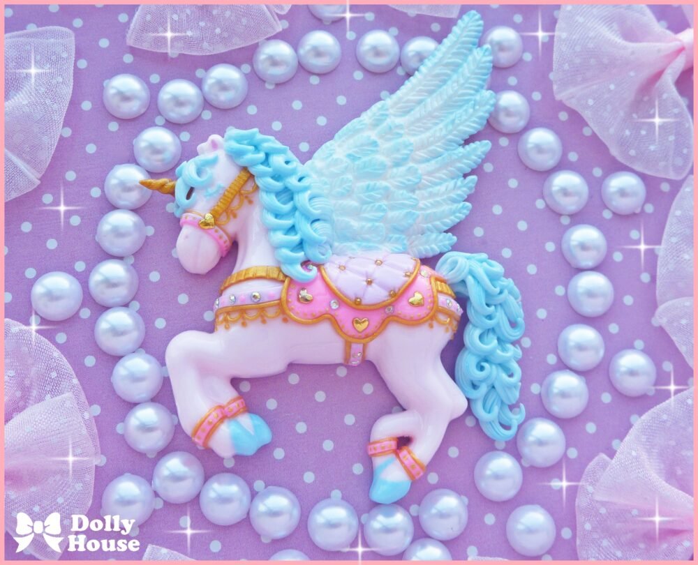 Kawaii Alicorn Brooch by Dolly House
