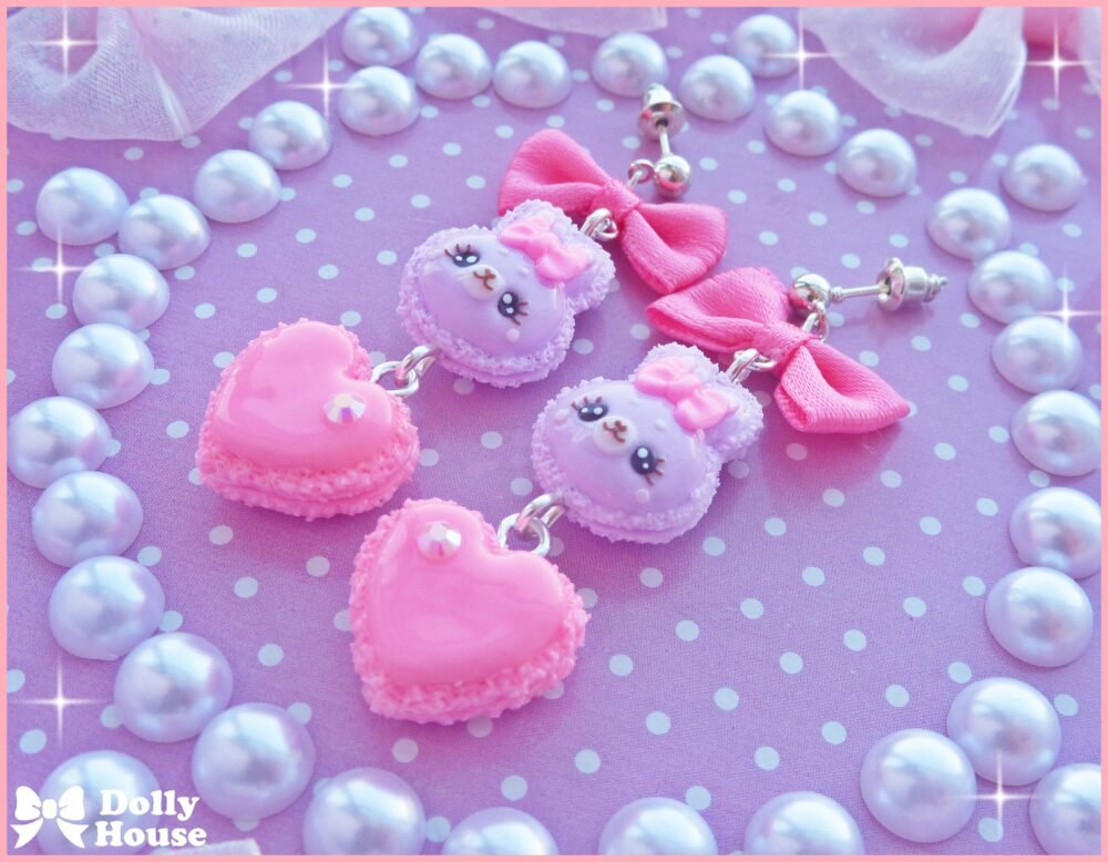 Kawaii Macarons  Earrings by Dolly House
