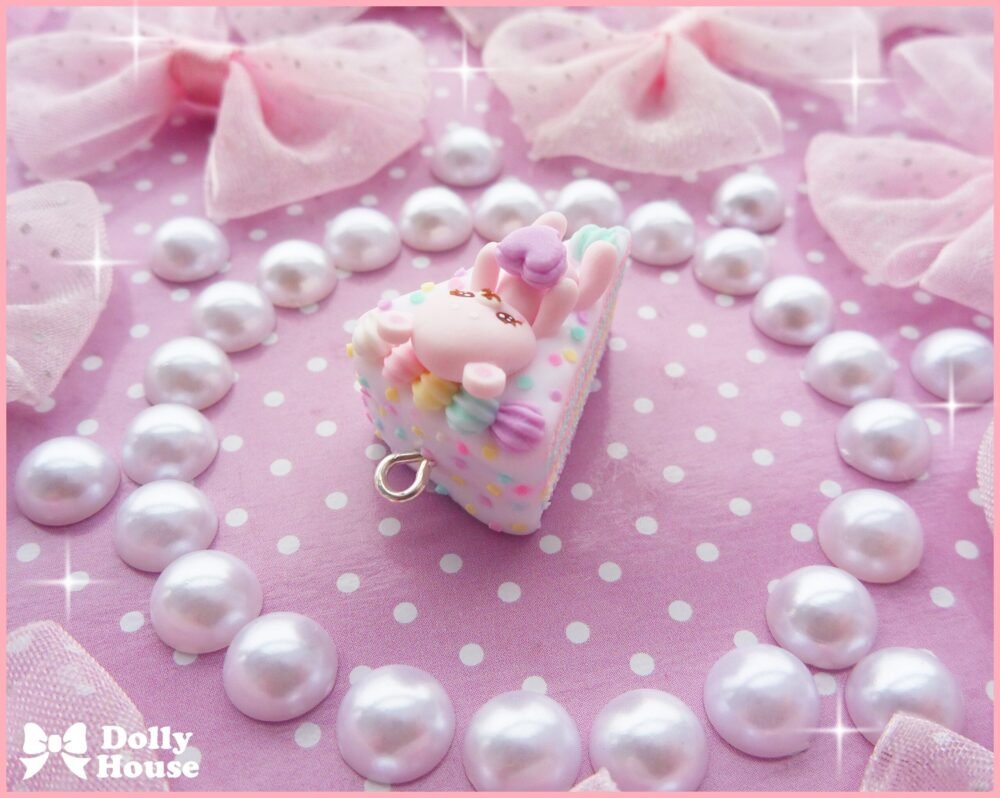 Kawaii Charm with a lobster clasp lock by Dolly House 4