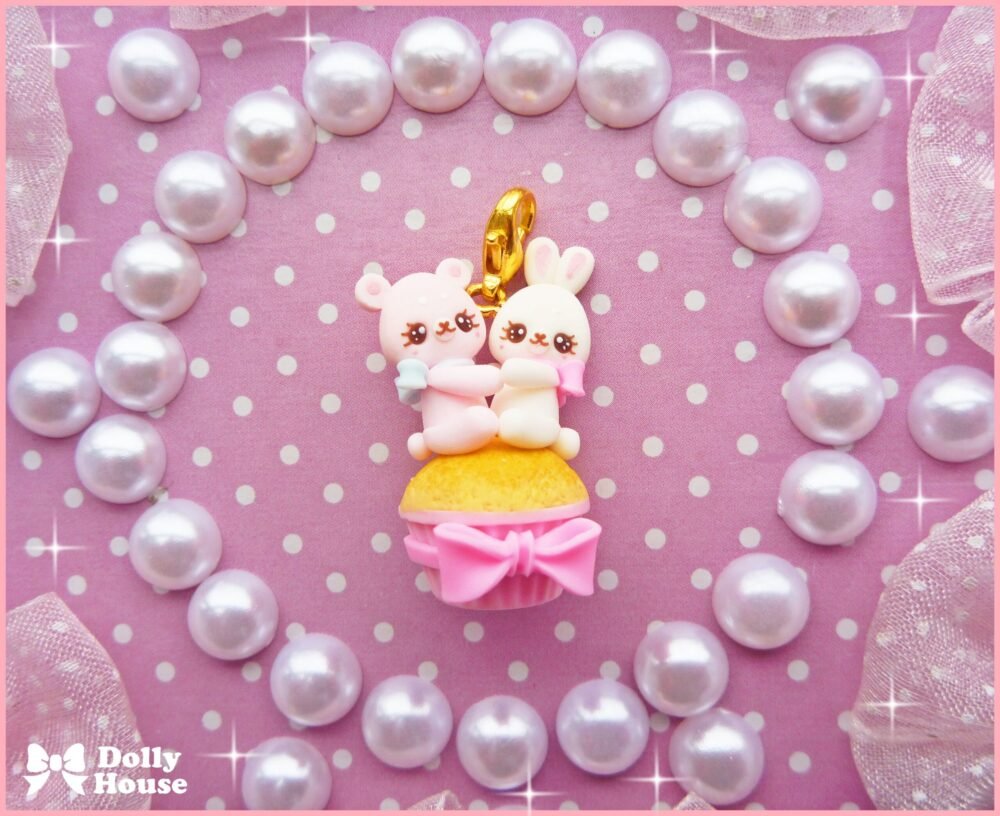Kawaii Charm with a lobster clasp lock by Dolly House 6