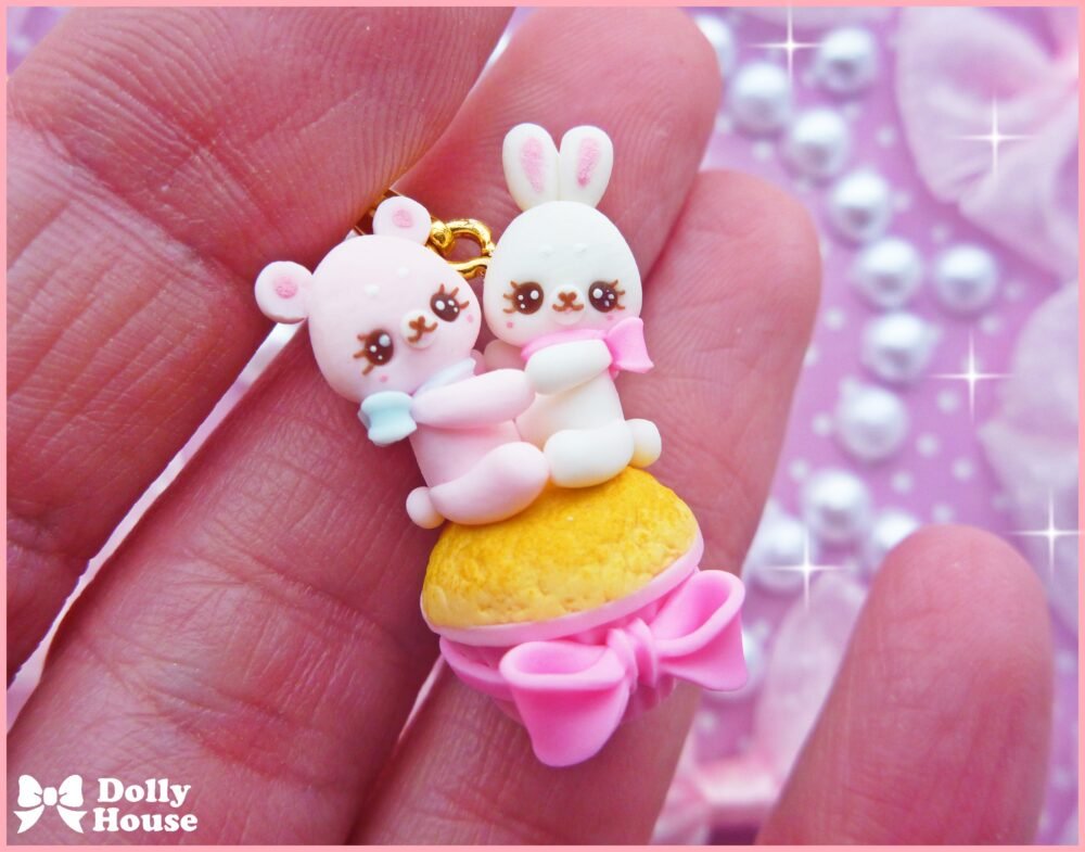 Kawaii Charm with a lobster clasp lock by Dolly House 6