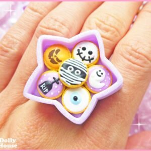 Kawaii Halloween Cookies Ring by Dolly House