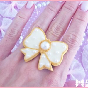 Cookie Bon-Bon Pearl series Ring in Beige by Dolly House