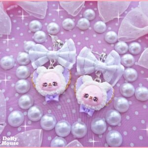 Kawaii  Winter Cookies Earrings by Dolly House