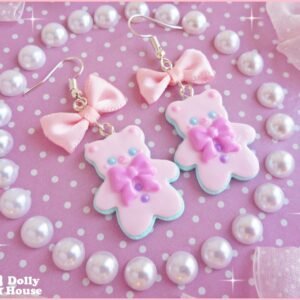 Kawaii  Pastel Bear Cookies by Dolly House I