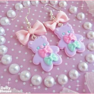 Kawaii  Pastel Bear Cookies by Dolly House II