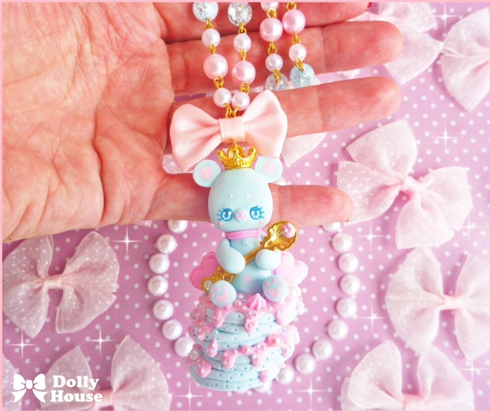 Kawaii Pancakes Necklace by Dolly House.