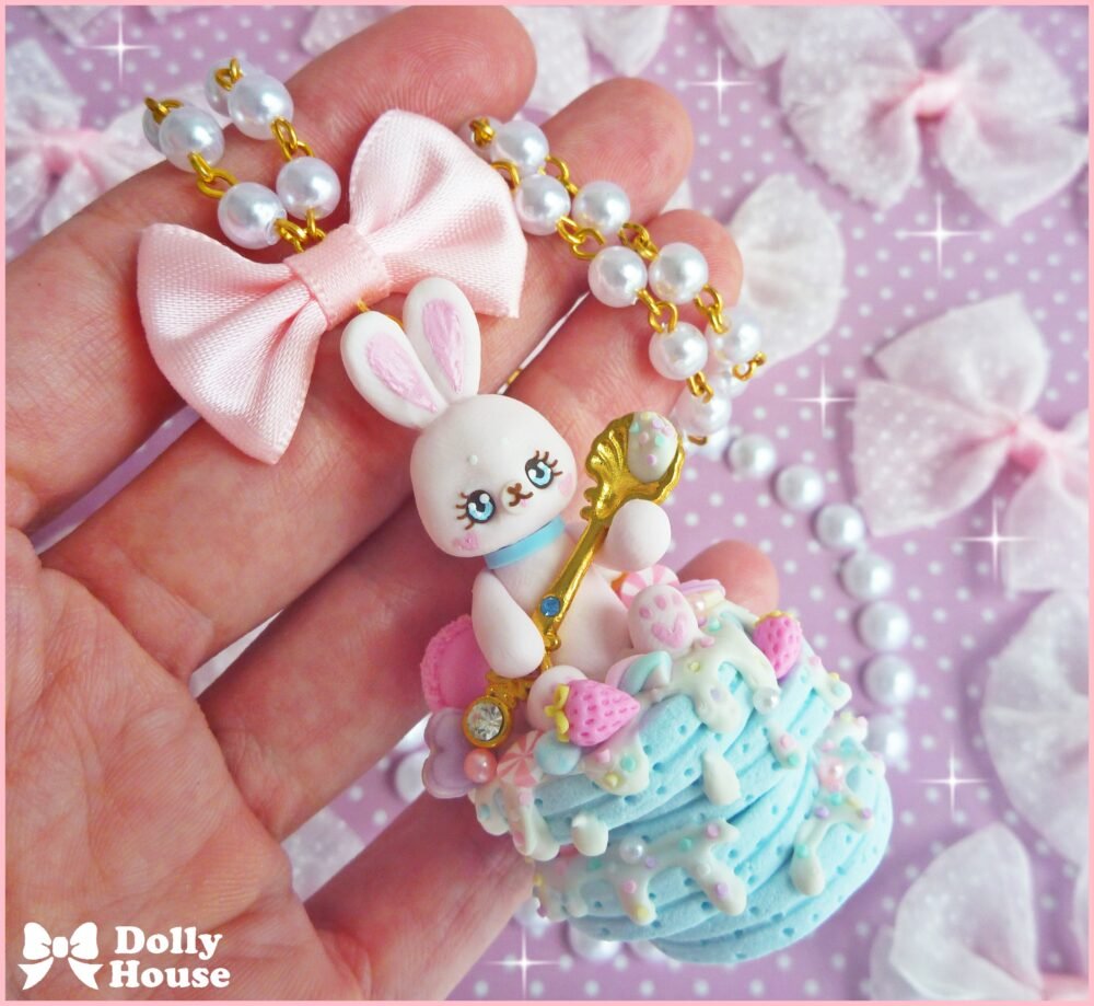 Kawaii Pancakes Necklace by Dolly House III