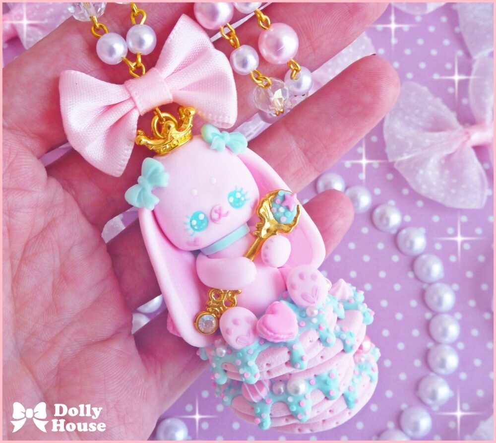 Kawaii Pastel Pancakes Necklace by Dolly House II