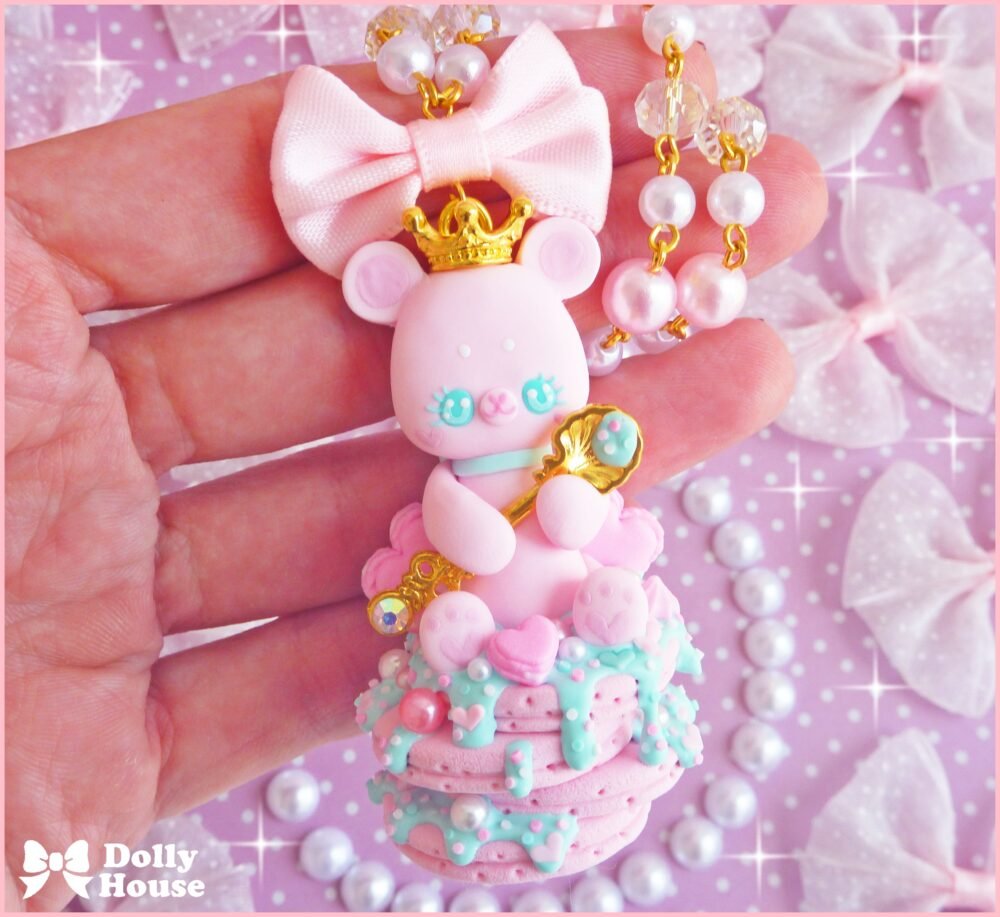 Kawaii Pastel Pancakes Necklace by Dolly House I