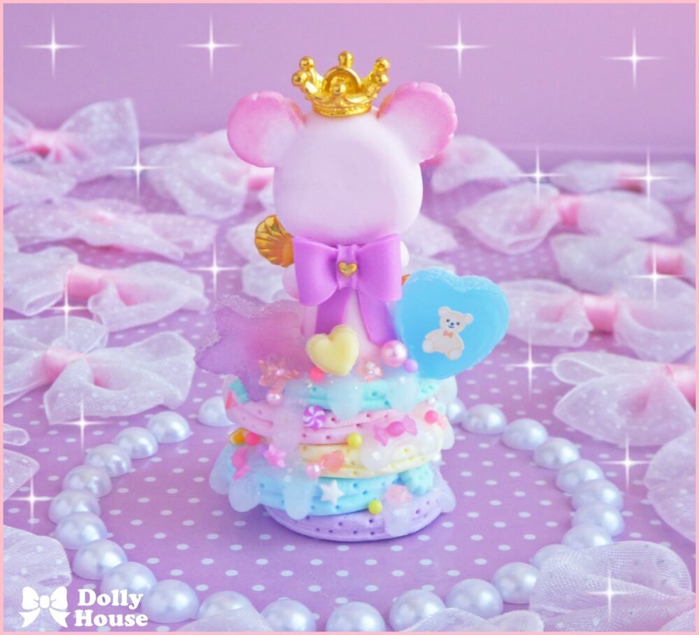 Kawaii Pastel Rainbow Pancakes Necklace by Dolly House